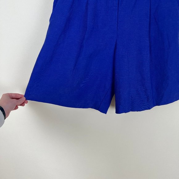 Wilfred Size 8 Grape Linen Blend Women's Shorts - Picture 6 of 8